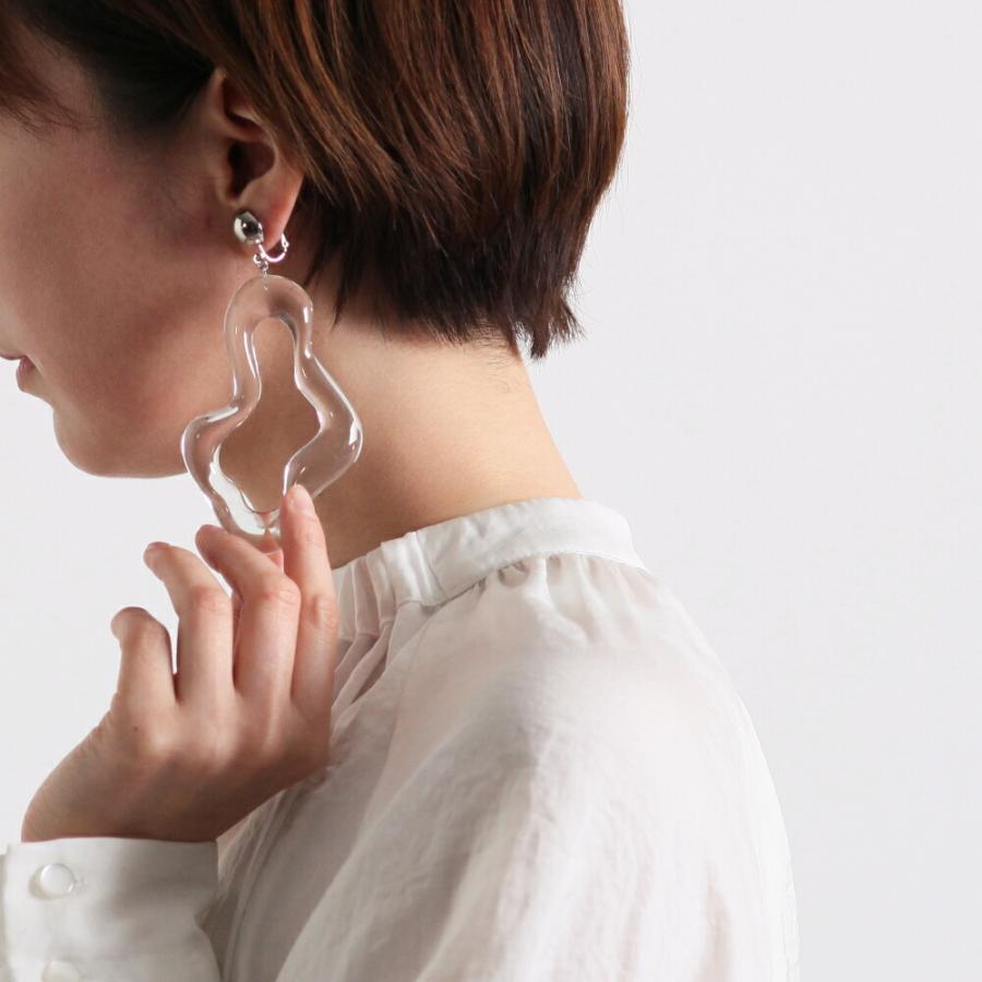 Iria Ashimine（イリア アシミネ） / Pacific oyster イヤリング - CLEAR レディース ノンホール ギフト プレゼント 記念日 アクセサリー ジュ… | clear | 03