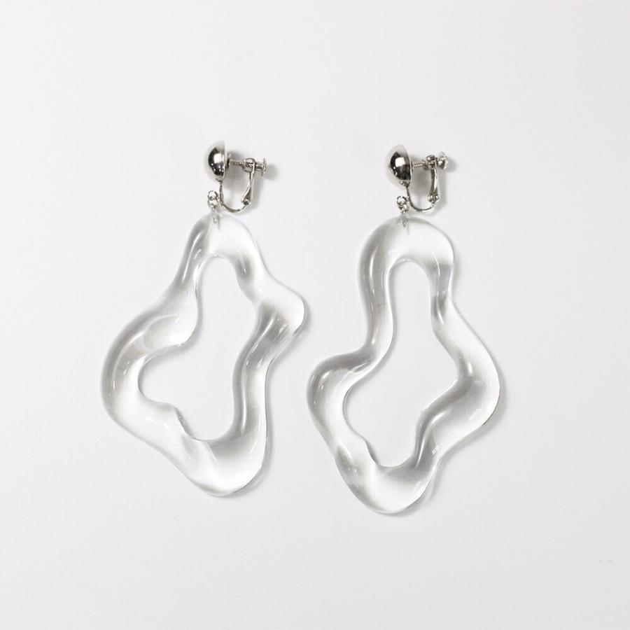 Iria Ashimine（イリア アシミネ） / Pacific oyster イヤリング - CLEAR レディース ノンホール ギフト プレゼント 記念日 アクセサリー ジュ… | clear | 05