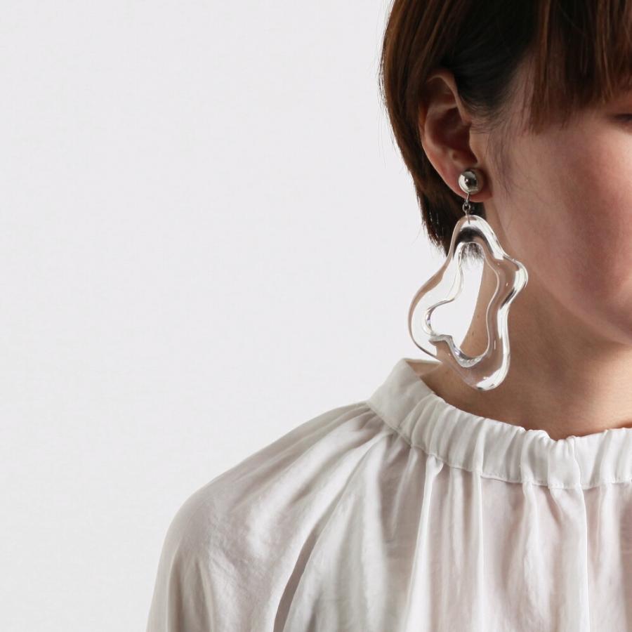 Iria Ashimine（イリア アシミネ） / Pacific oyster イヤリング - CLEAR レディース ノンホール ギフト プレゼント 記念日 アクセサリー ジュ… | clear | 07