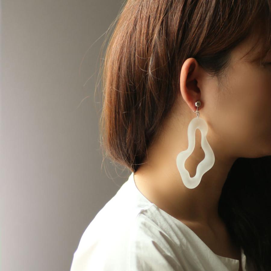 Iria Ashimine（イリア アシミネ） / Pacific oyster イヤリング - MATTE レディース ノンホール ギフト プレゼント 記念日 アクセサリー ジュエリー 透明 ク… |  | 03