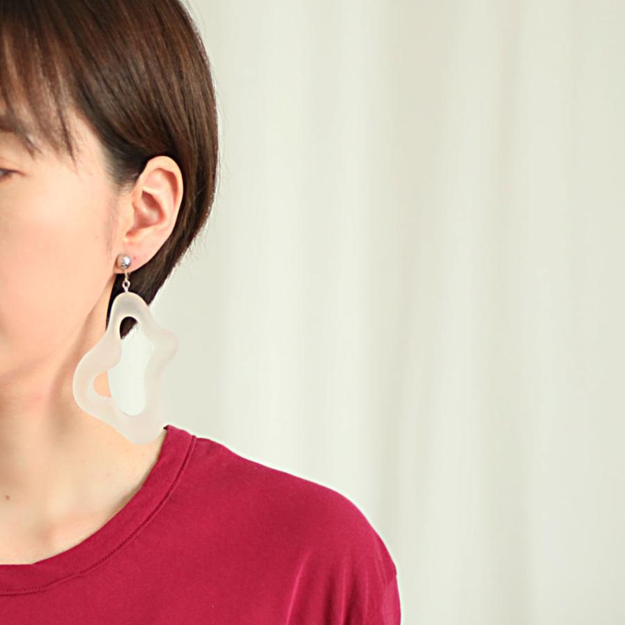 Iria Ashimine（イリア アシミネ） / Pacific oyster イヤリング - MATTE レディース ノンホール ギフト プレゼント 記念日 アクセサリー ジュエリー 透明 ク… |  | 05
