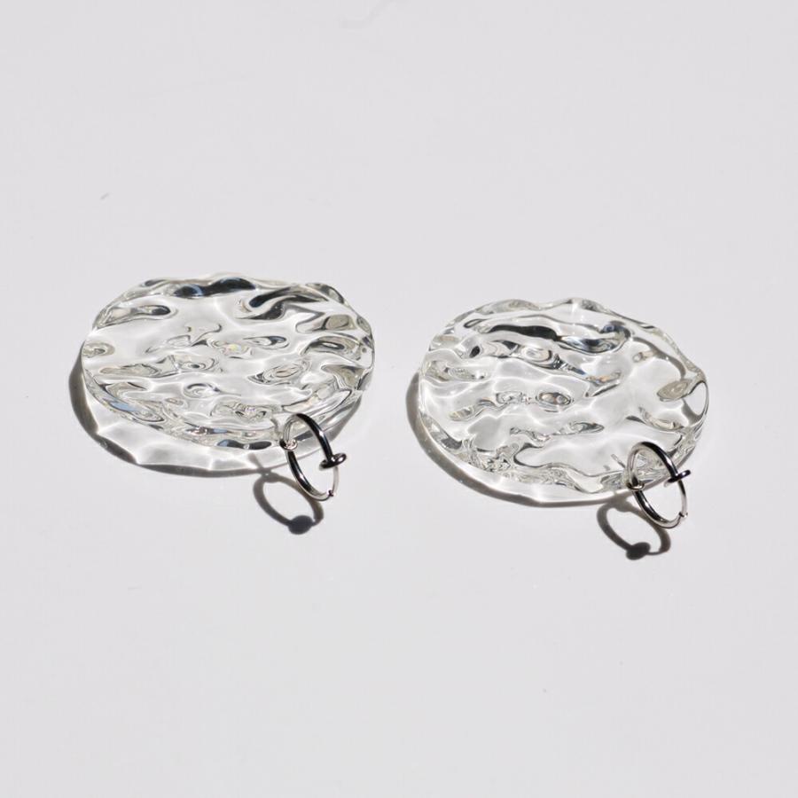 Iria Ashimine（イリア アシミネ） / Ocean イヤリング - CLEAR レディース ノンホール ギフト プレゼント 記念日 アクセサリー ジュエリー 透明 クリア 素材 … | clear | 02