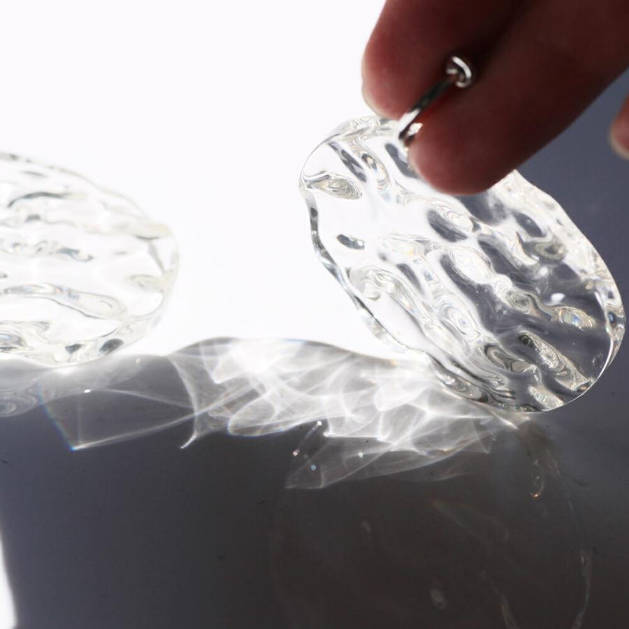 Iria Ashimine（イリア アシミネ） / Ocean イヤリング - CLEAR レディース ノンホール ギフト プレゼント 記念日 アクセサリー ジュエリー 透明 クリア 素材 … | clear | 04