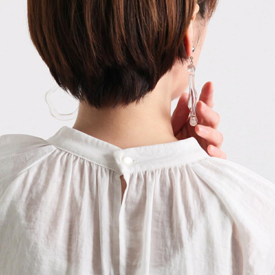 Iria Ashimine（イリア アシミネ） / Oyster : Tasmania transparent イヤリング - CLEAR レディース ノンホール ギフト プレゼント 記念日 ア… | clear | 08