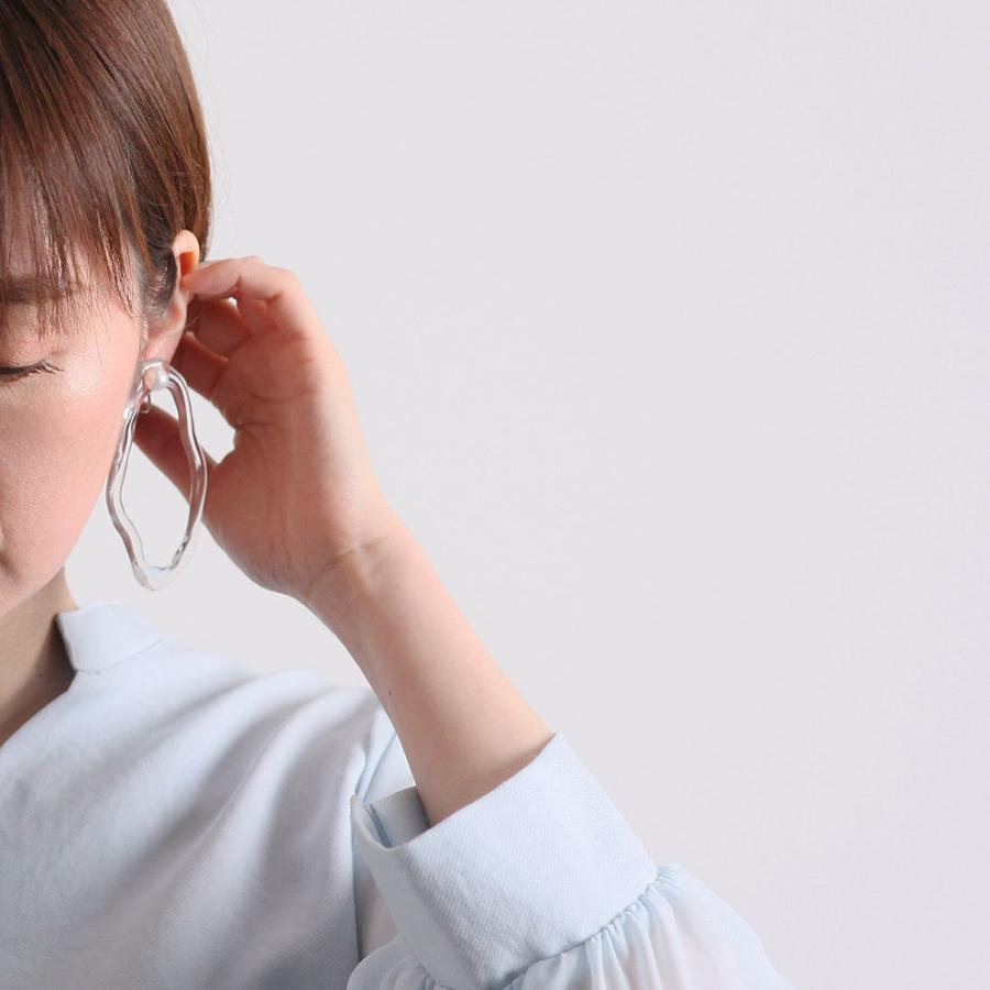 Iria Ashimine（イリア アシミネ） / PEARL DROP' transparent イヤリング 1 - CLEAR レディース ノンホール ギフト プレゼント 記念日 アクセサリー ジ… | Pearl | 04