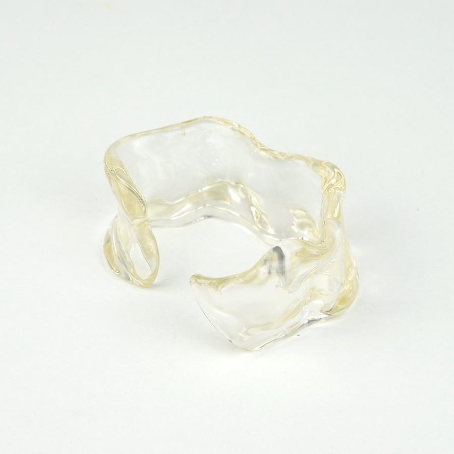 ＼ 訳あり 60%OFF／ Iria Ashimine（イリア アシミネ） / ICEBERG BANGLE バングル レディース ギフト 記念日 アクセサリー ジュエリー 透明 クリア 素材 樹脂… | Iria Ashimine | 14