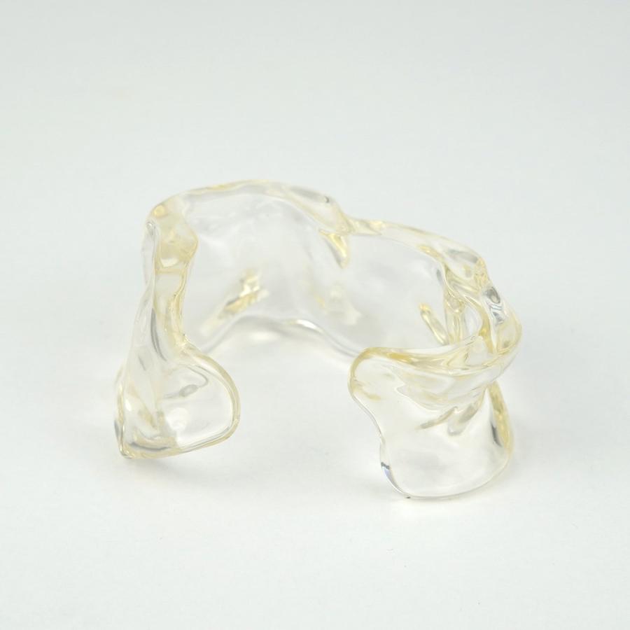 ＼ 訳あり 60%OFF／ Iria Ashimine（イリア アシミネ） / ICEBERG BANGLE バングル レディース ギフト 記念日 アクセサリー ジュエリー 透明 クリア 素材 樹脂… | Iria Ashimine | 18