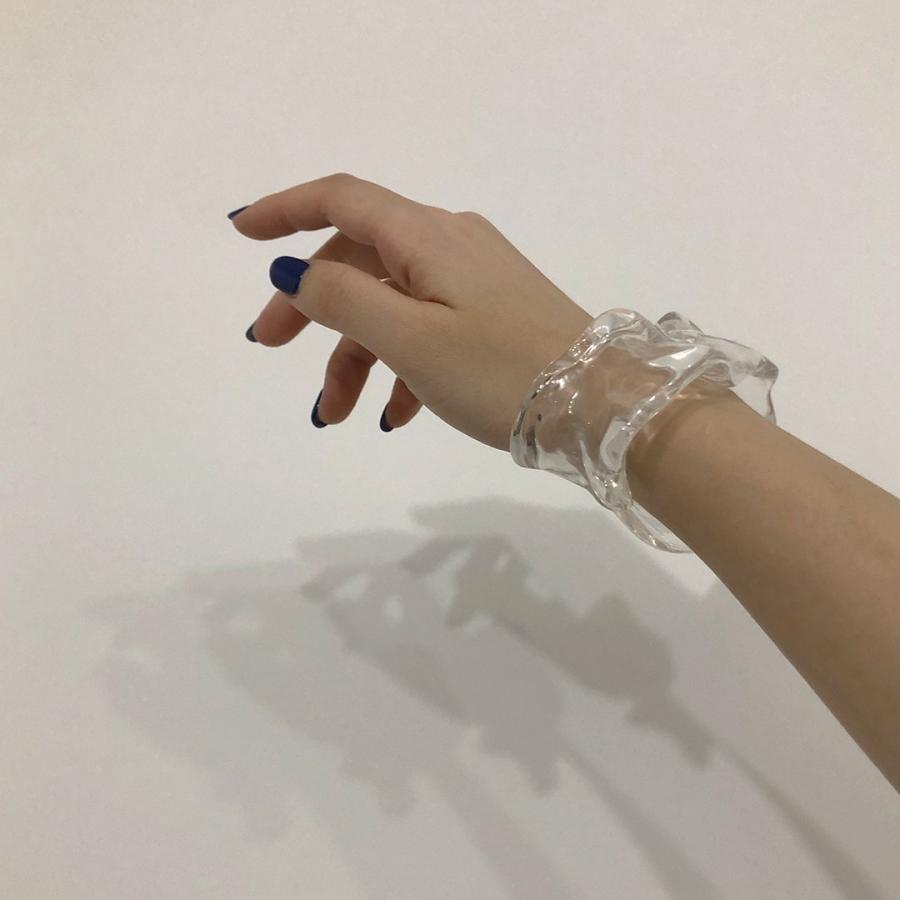 ＼ 訳あり 60%OFF／ Iria Ashimine（イリア アシミネ） / ICEBERG BANGLE バングル レディース ギフト 記念日 アクセサリー ジュエリー 透明 クリア 素材 樹脂… | Iria Ashimine | 07