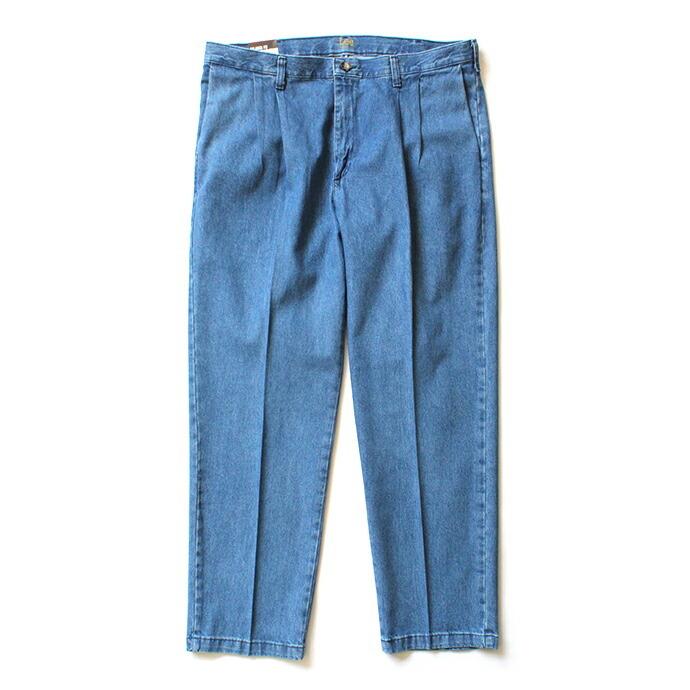 Lee / Relaxed-Fit Pleated Denim Pants リー リラックスドフィット 2タックデニムスラックス 日本未発売 | Lee | 01