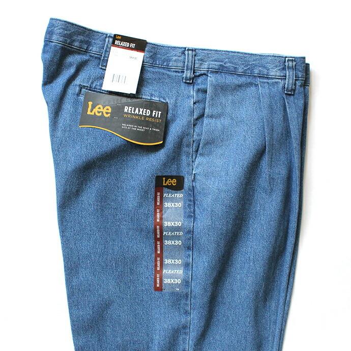 Lee / Relaxed-Fit Pleated Denim Pants リー リラックスドフィット 2タックデニムスラックス 日本未発売 | Lee | 04