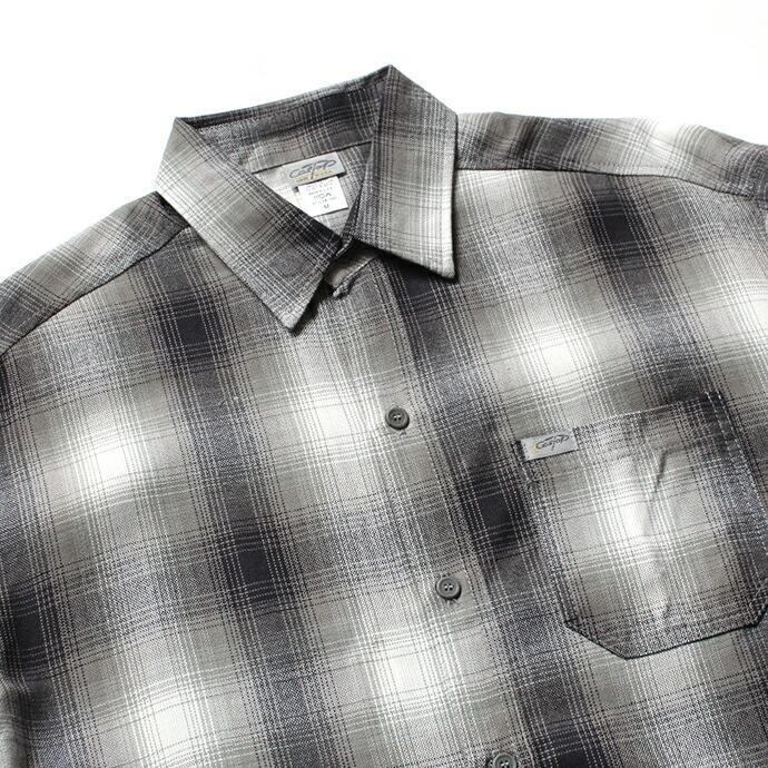 CalTop（キャルトップ） / 2000 オンブレチェック L/Sシャツ - Grey/White グレー×ホワイト | Cal Top | 02