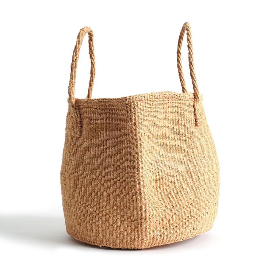 サイザル カゴバッグ ラウンド M / K1104-01 - ナチュラル レディース カゴバッグ 12インチ |  | 02