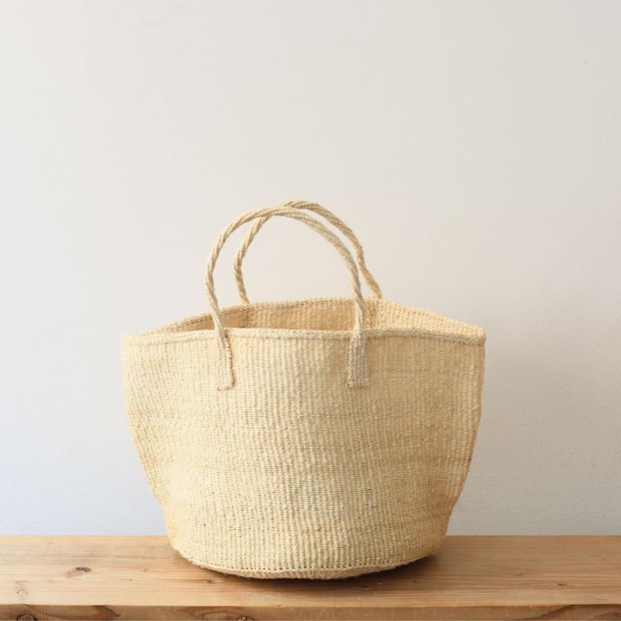 サイザル カゴバッグ  ラウンド M/クリーム かごバッグ K1104-61 |  | 03