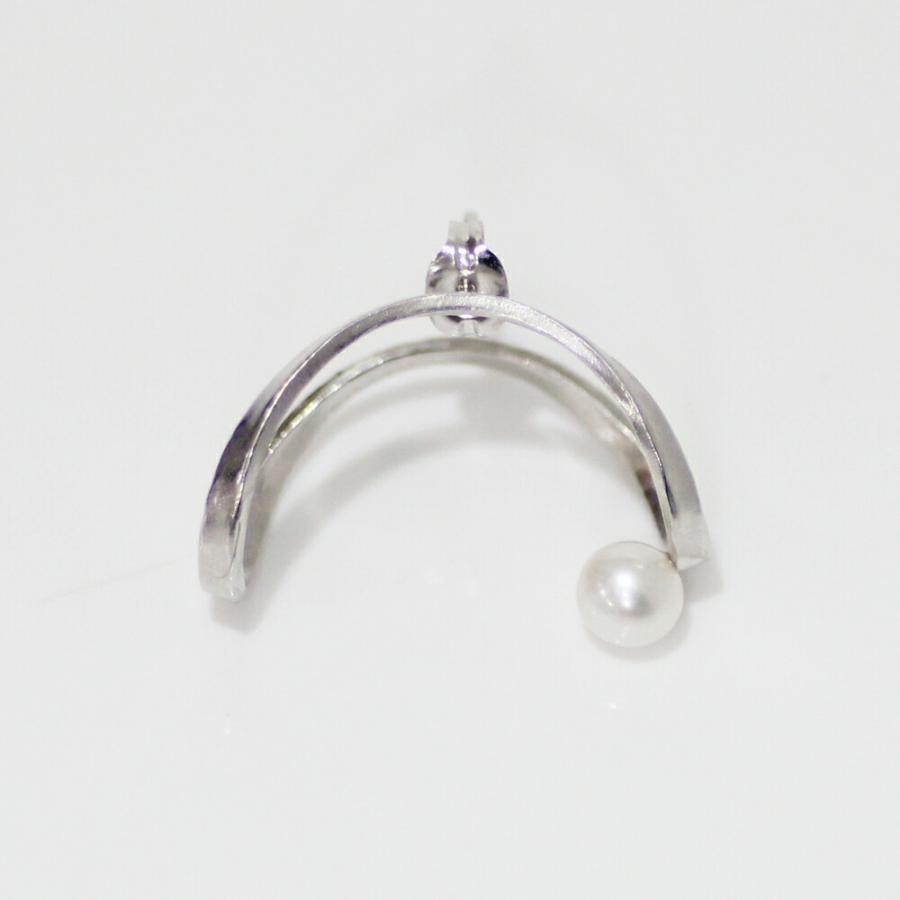 yum. （ヤム） / silver シルバー エタニティピアスMSパール付き (両耳タイプ) / Eternity-ppm-Ag925 |  | 02