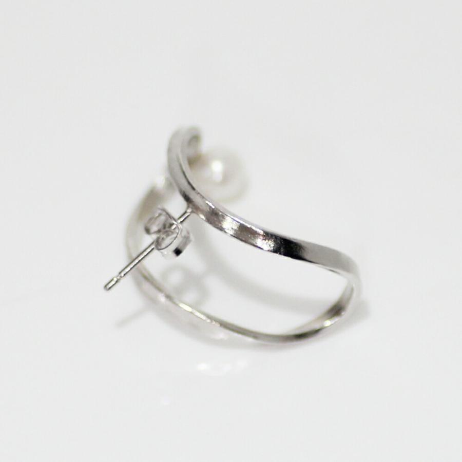 yum. （ヤム） / silver シルバー エタニティピアスMSパール付き (両耳タイプ) / Eternity-ppm-Ag925 |  | 04