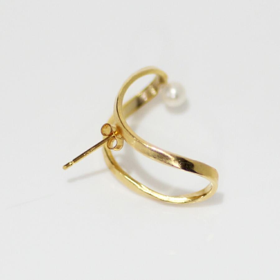 yum. （ヤム） / k18 ゴールド エタニティピアスMGパール付き (両耳タイプ) / Eternity-ppm-18c |  | 03