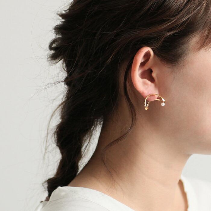 yum. （ヤム） / k18 ゴールド エタニティピアスMGパール付き (両耳タイプ) / Eternity-ppm-18c |  | 05