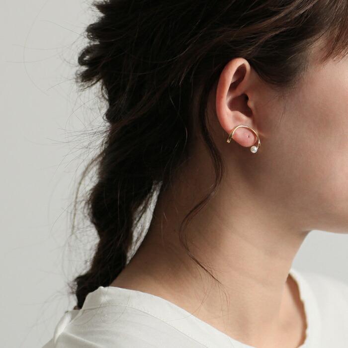 yum. （ヤム） / k18 ゴールド エタニティイヤリングMGパール付き (両耳タイプ) / Eternity-erpM-18c |  | 04