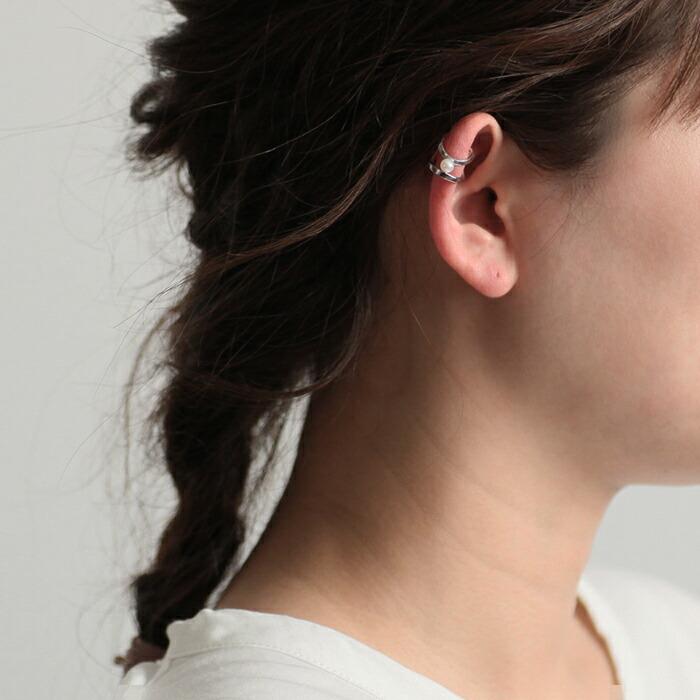 yum. （ヤム） / silver シルバー エタニティイヤカフ1pSパール付き / Eternity-ec1p-Ag925 | 