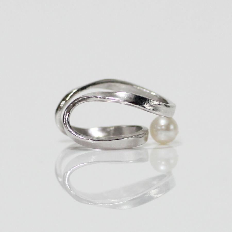 yum. （ヤム） / silver シルバー エタニティイヤカフ1pSパール付き / Eternity-ec1p-Ag925 |  | 01