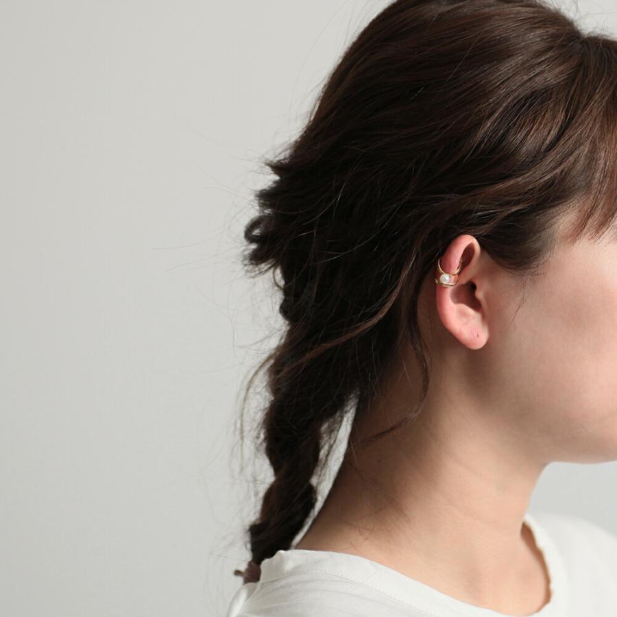 yum. （ヤム） / k18 ゴールド エタニティイヤカフ1pGパール付き / Eternity-ec1p-18c |  | 01