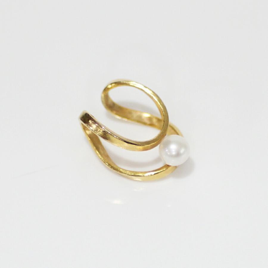 yum. （ヤム） / k18 ゴールド エタニティイヤカフ1pGパール付き / Eternity-ec1p-18c |  | 04