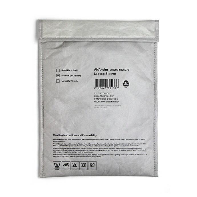 Anaheim Laptop Sleeve 13inch - Ice Gray アナハイム ラップトップ スリーブ - 13インチ アイスグレー |  | 01