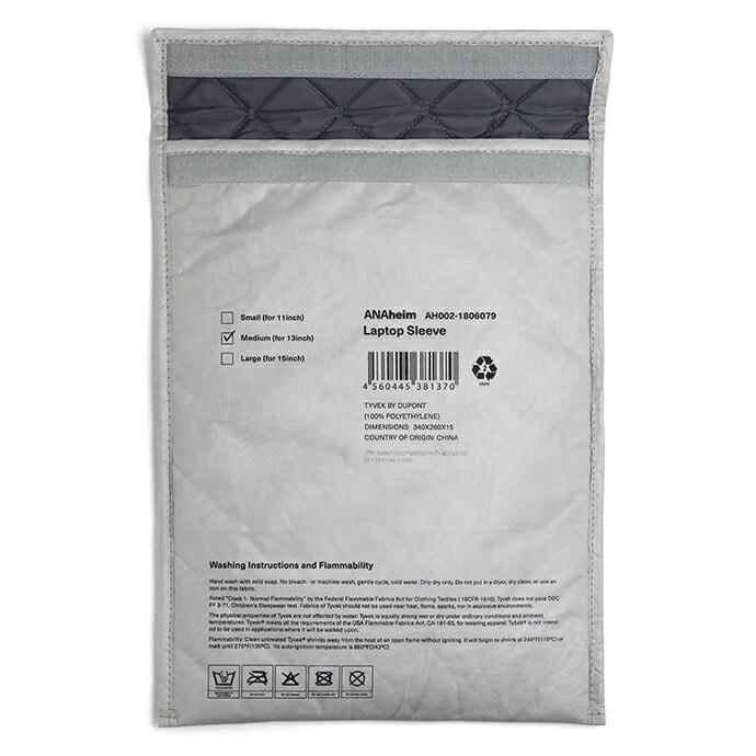 Anaheim Laptop Sleeve 13inch - Ice Gray アナハイム ラップトップ スリーブ - 13インチ アイスグレー |  | 02