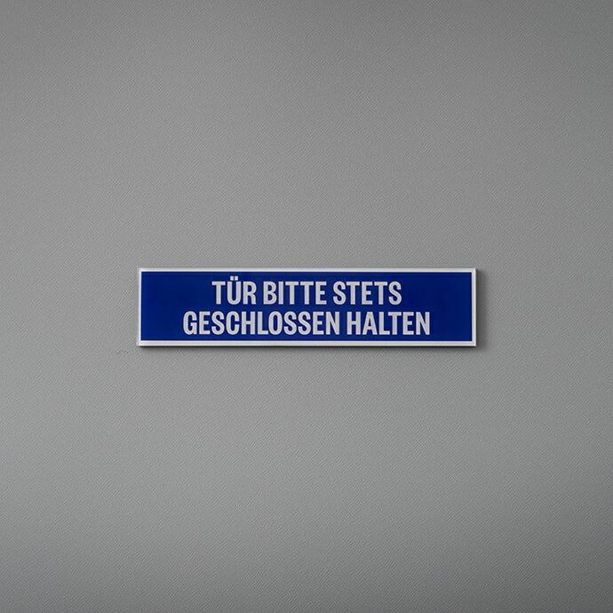 CANDY DESIGN & WORKS (キャンディーデザインワークス) / Aketarashimeru - Blue/White CS-01BL マグネット付きサインプレート /ブルー イ… |  | 01