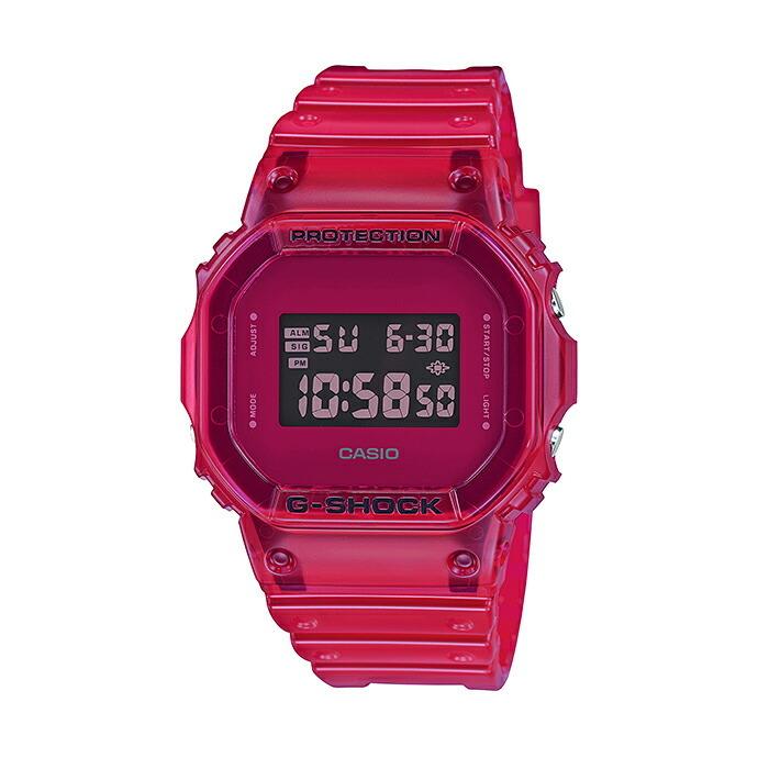 CASIO G-SHOCK / クリアスケルトンGショック DW-5600SB-4 レッド | G-SHOCK | 05