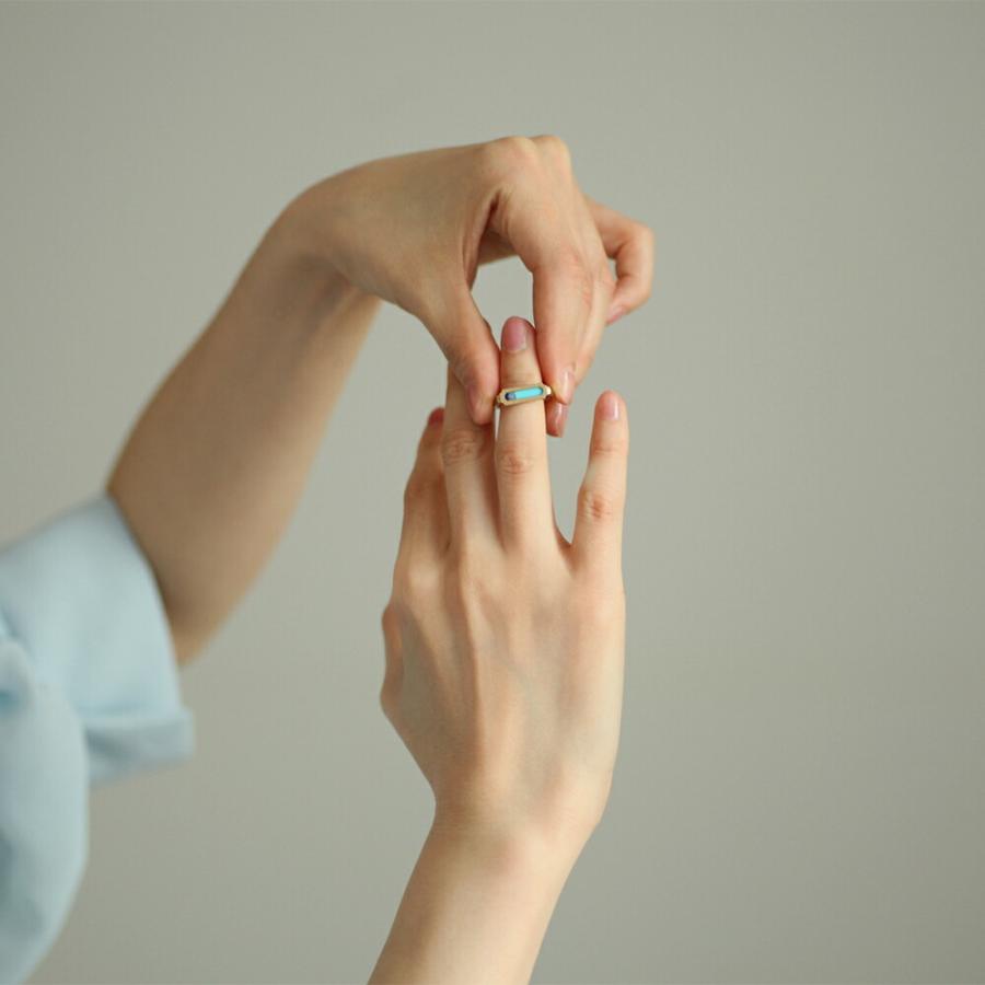 yum. （ヤム） / k10 N2-agnostick リング S 1 / N2-agnostick-S-k10-1 | 