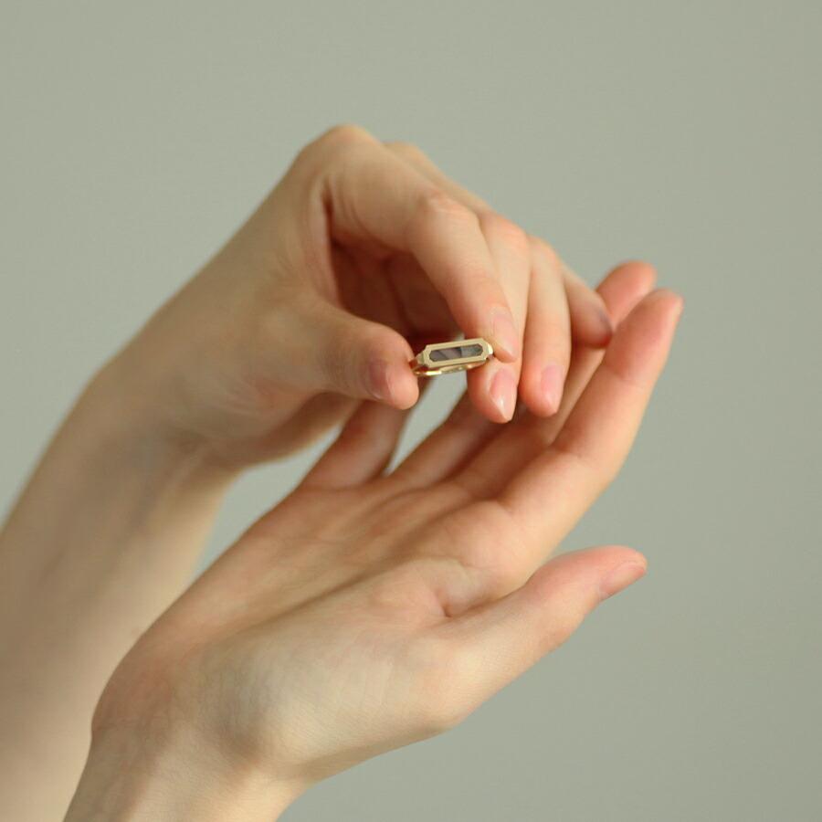 yum. （ヤム） / K10 N2-agnostick リング S-6 / N2-agnostick-S-K10-6 |  | 06