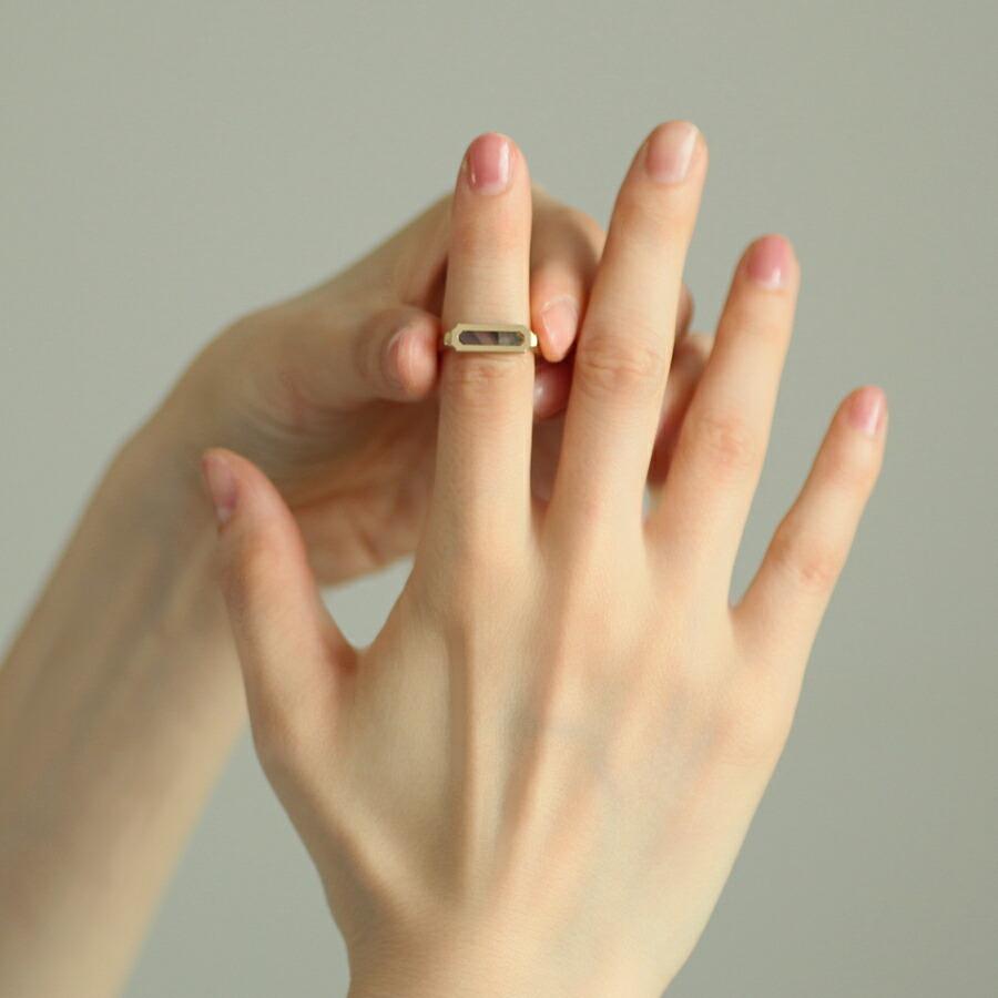 yum. （ヤム） / K10 N2-agnostick リング S-6 / N2-agnostick-S-K10-6 |  | 07