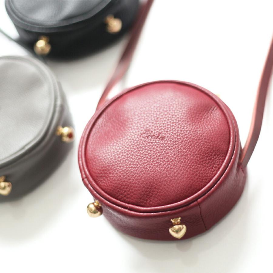 Ense（アンサ） / maru pochette SS レザーミニバッグ SS T201 - 全3色 送料無料 |  | 12