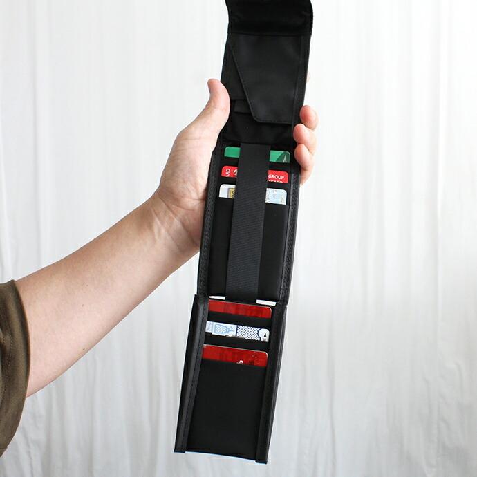 bagjack / メンズ 財布 カードホルダー 薄型 黒 Credit Card Carrier - Black Leather バッグジャック クレジットカードキャリアー ブラックレ… | BAGJACK | 07