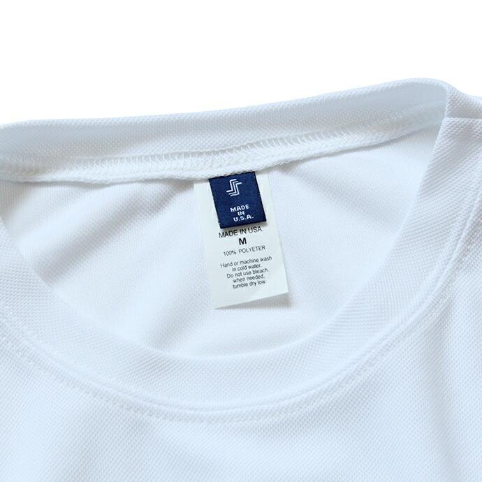 SMOKE T ONE / Dry Pique Tee ドライ鹿の子Tシャツ - White | ONE | 04