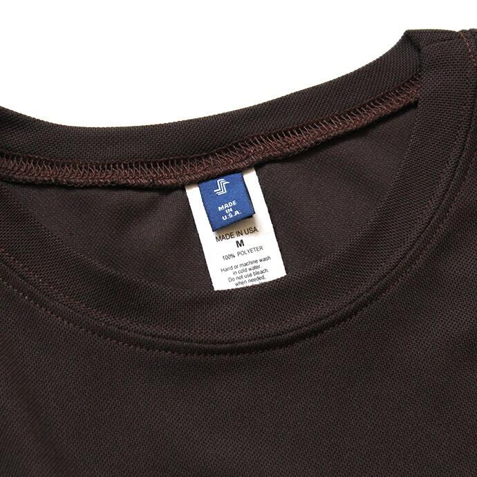 SMOKE T ONE / Dry Pique Tee ドライ鹿の子Tシャツ - Brown | ONE | 04