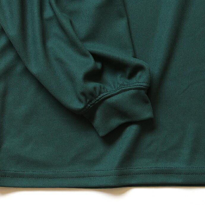 SMOKE T ONE / Dry Pique Mock Neck L/S ドライ鹿の子モックネック長袖Tシャツ - Green |  | 04