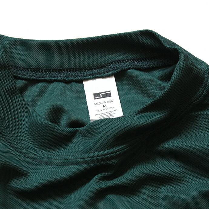 SMOKE T ONE / Dry Pique Mock Neck L/S ドライ鹿の子モックネック長袖Tシャツ - Green |  | 05