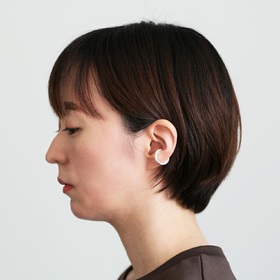 UNKNOWN. (アンノウン) / イヤーカフ Goldplate U434 ENCODE - シルバー(片耳タイプ)  レディース メンズ ユニセックス イヤカフ ノンホール ギ… | UNKNOWN. | 03