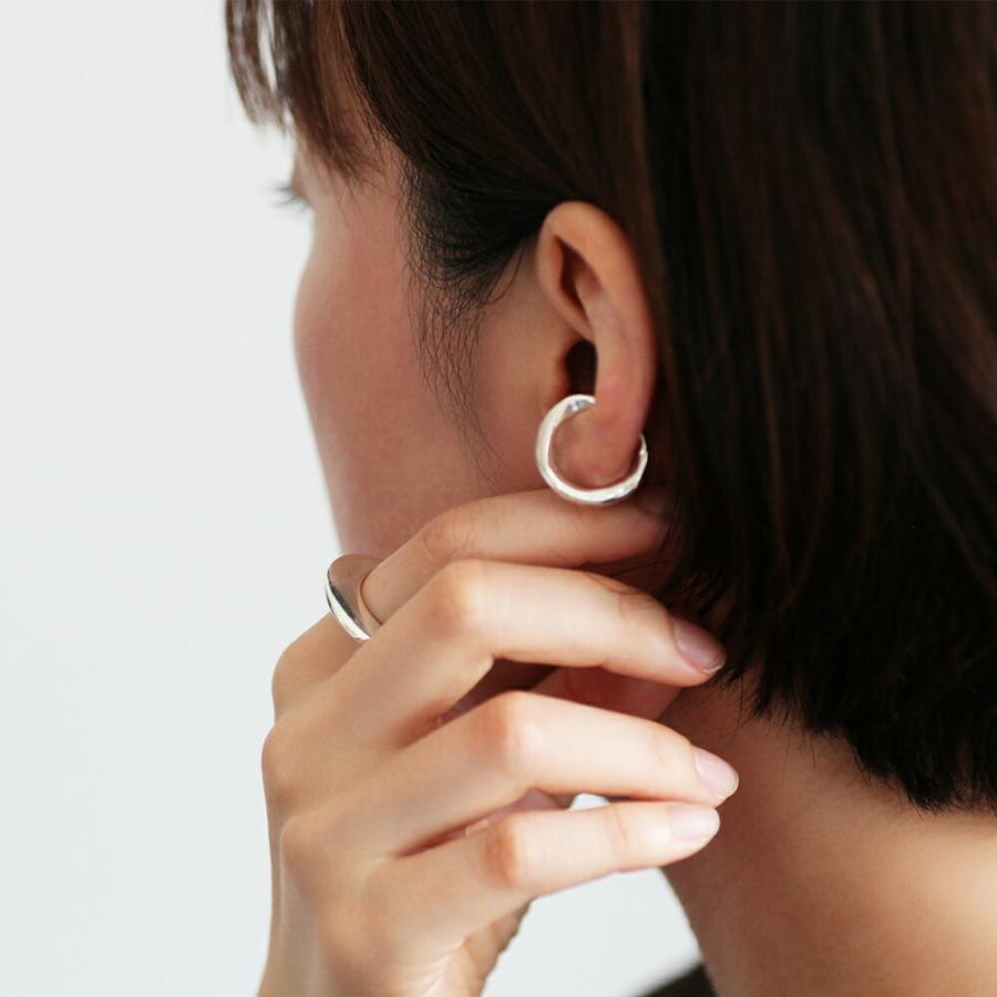 UNKNOWN. (アンノウン) / イヤーカフ Goldplate U434 ENCODE - シルバー(片耳タイプ)  レディース メンズ ユニセックス イヤカフ ノンホール ギ… | UNKNOWN. | 04