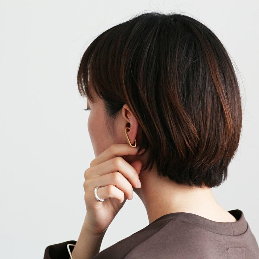 UNKNOWN. (アンノウン) / イヤーカフ Goldplate U434 ENCODE - シルバー(片耳タイプ)  レディース メンズ ユニセックス イヤカフ ノンホール ギ… | UNKNOWN. | 05
