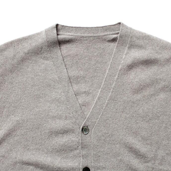 crepuscule クレプスキュール 2003-010 Cashmere cardigan - Beige カシミア ニット カーディガン ベージュ カシミヤ | crepuscule | 02