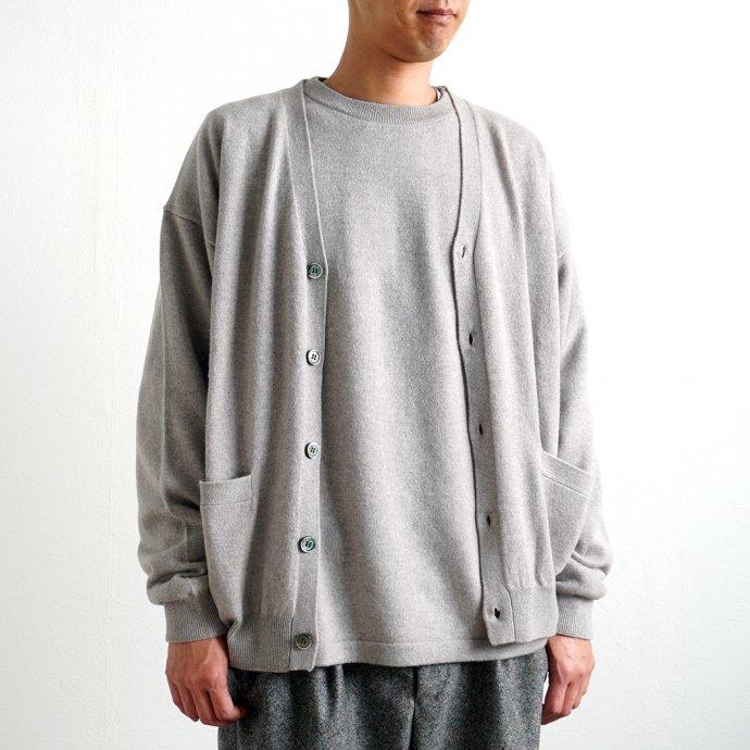 crepuscule クレプスキュール 2003-010 Cashmere cardigan - Beige カシミア ニット カーディガン ベージュ カシミヤ | crepuscule | 04