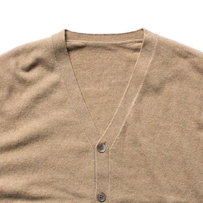 crepuscule クレプスキュール　2003-010 Cashmere cardigan - Camel カシミア　ニット　カーディガン キャメル　カシミヤ | crepuscule | 02