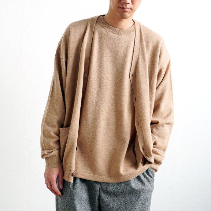 crepuscule クレプスキュール　2003-010 Cashmere cardigan - Camel カシミア　ニット　カーディガン キャメル　カシミヤ | crepuscule | 04