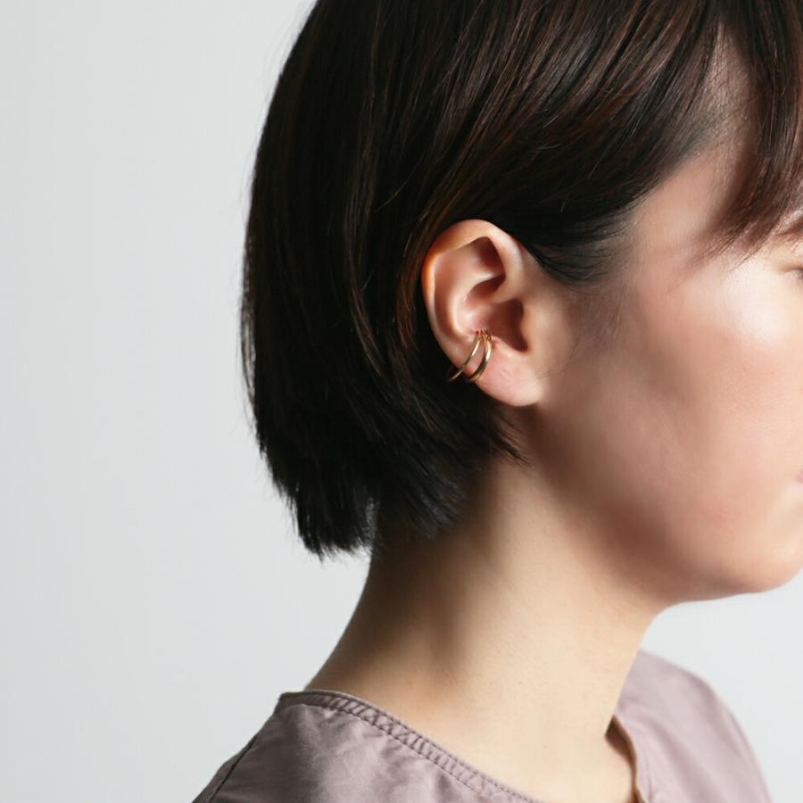 siki (シキ) / DL-EC-SVGP gold ダブルラインイヤーカフ ゴールド | GOLD | 05