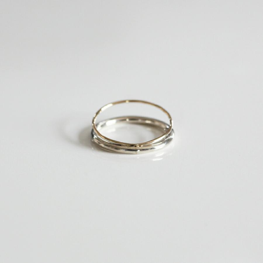 siki (シキ) / SK-R56-K10YG-SV ダブルラインリング | 