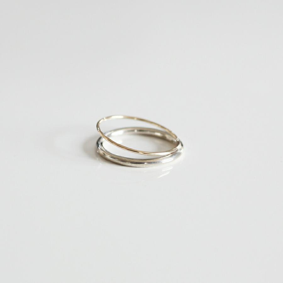 siki (シキ) / SK-R56-K10YG-SV ダブルラインリング |  | 02