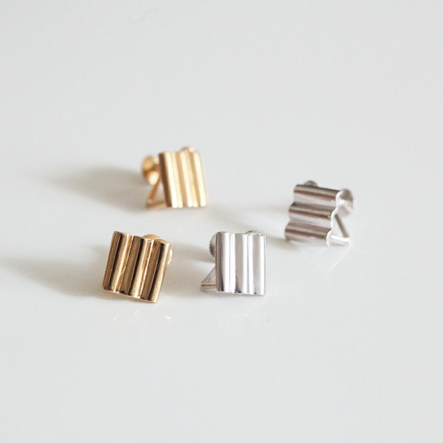 siki (シキ) / NMI-E01-SVGP gold ナミイタイヤリング スクエア ゴールド | GOLD